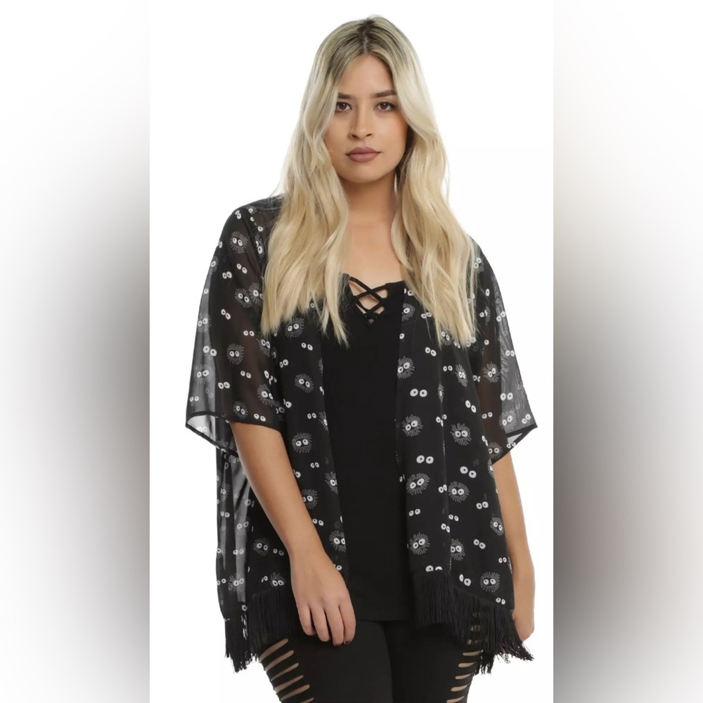 Her Universe Studio Ghibli My Neighbor Totoro Soot Sprite Kimono Plus Size